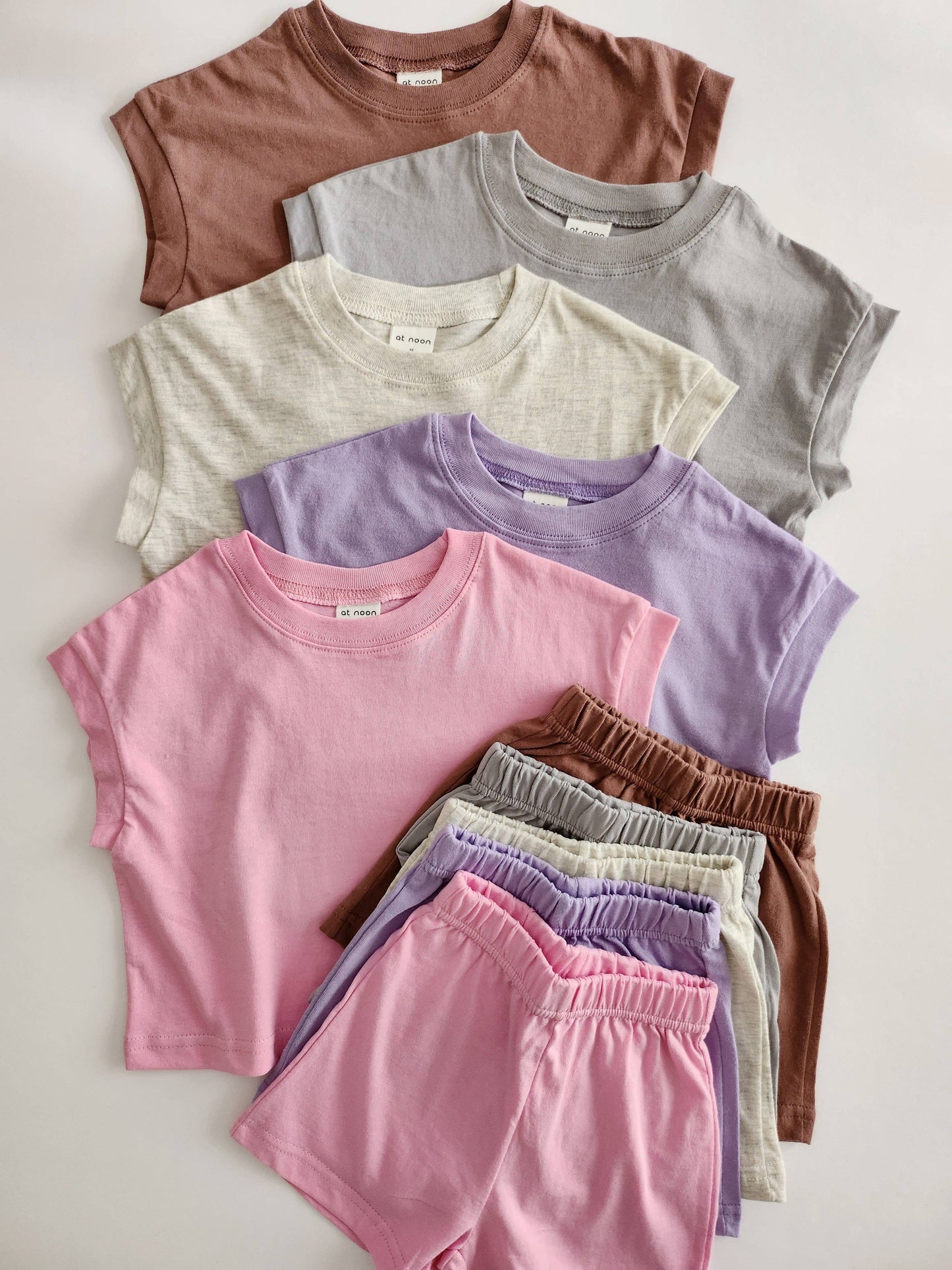 Kids Muscle T-Shirt and Shorts Set
