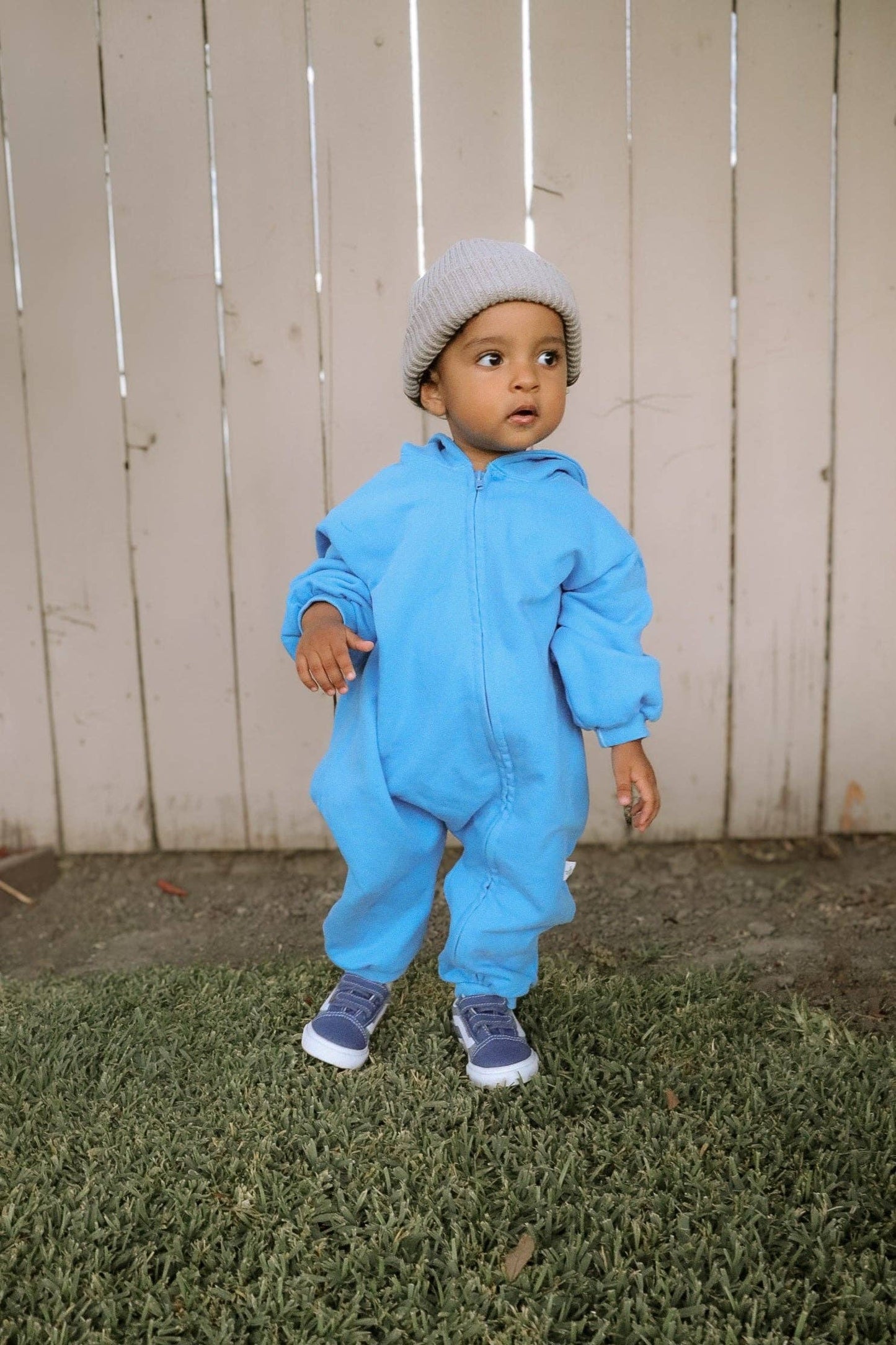 Baby Pigment Dyed Zip-Up Hoodie Jumpsuit