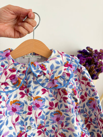 Floral Muslin Blouse