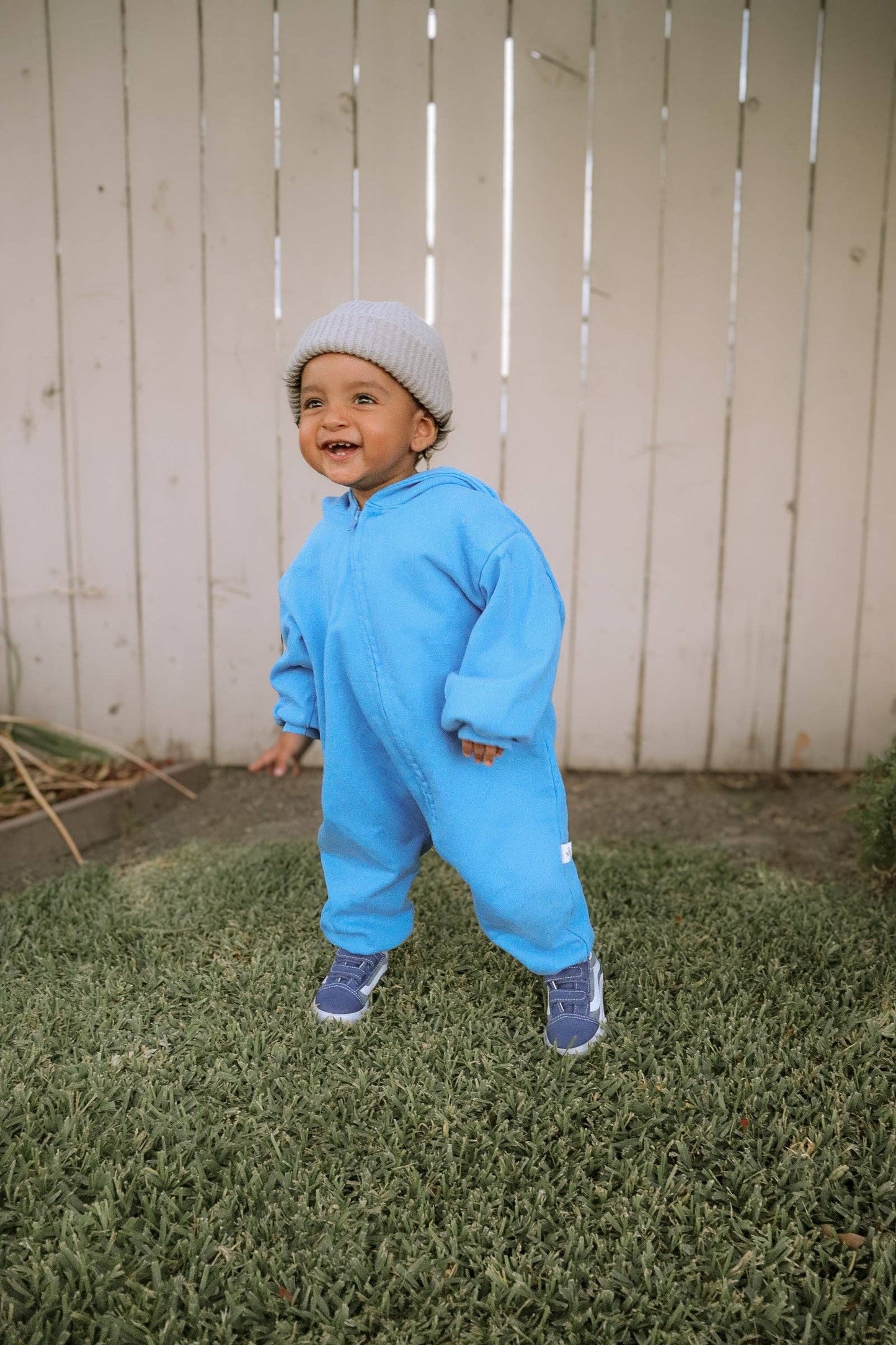 Baby Pigment Dyed Zip-Up Hoodie Jumpsuit