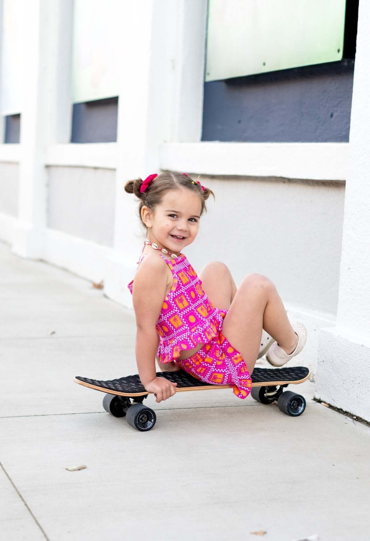 Palms & Frills Girls Two Piece Set