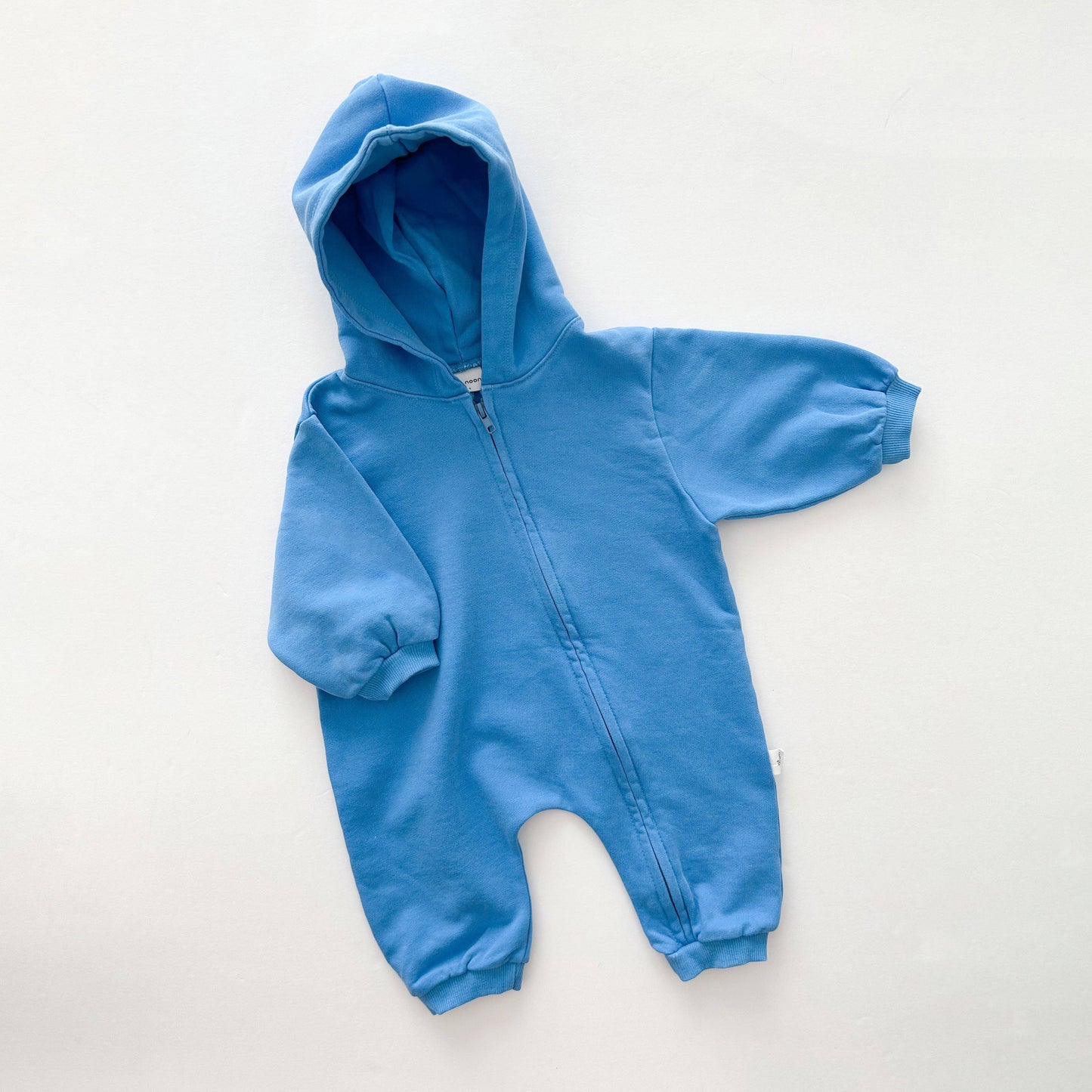 Baby Pigment Dyed Zip-Up Hoodie Jumpsuit