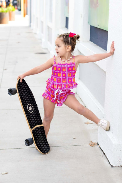 Palms & Frills Girls Two Piece Set