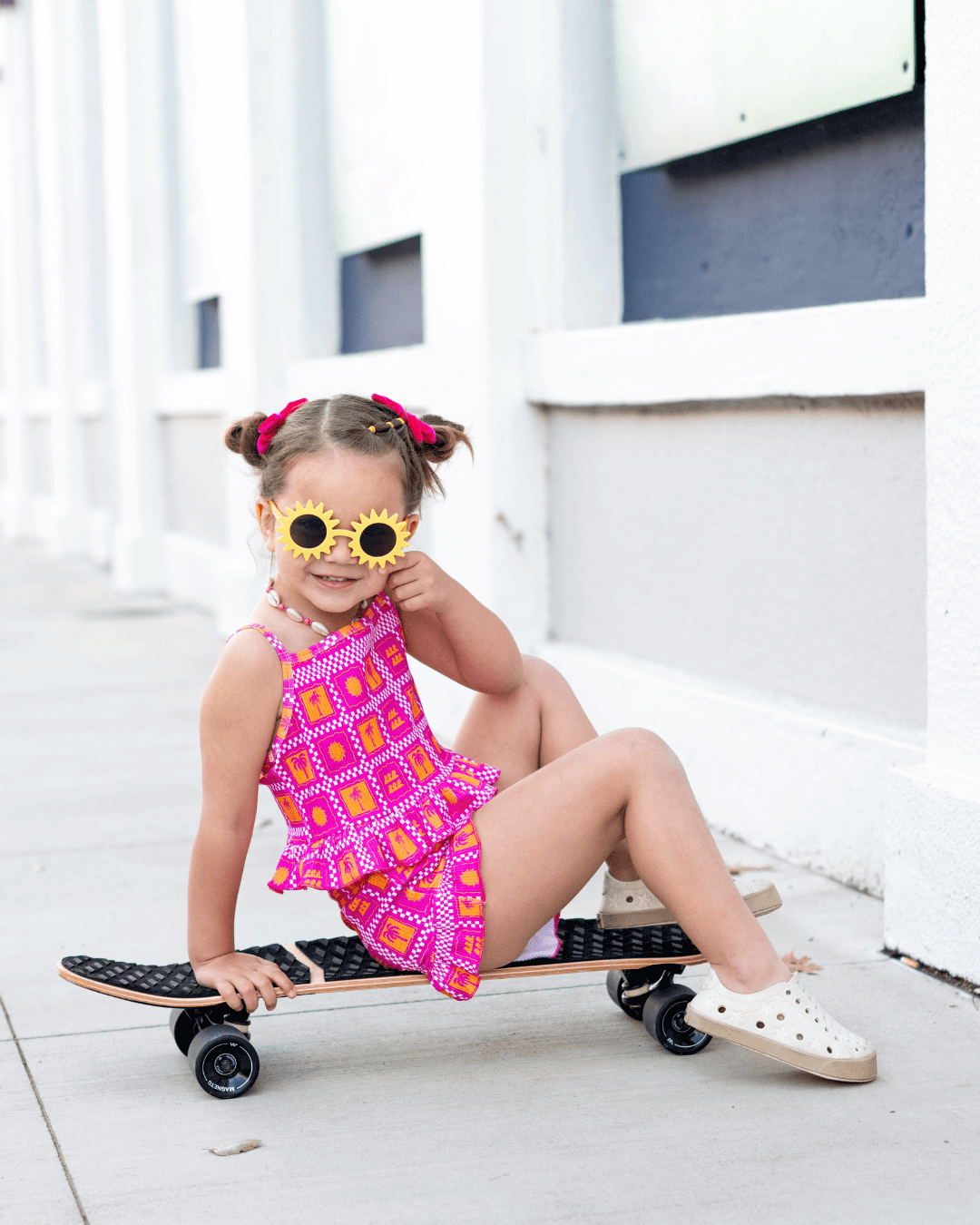 Palms & Frills Girls Two Piece Set