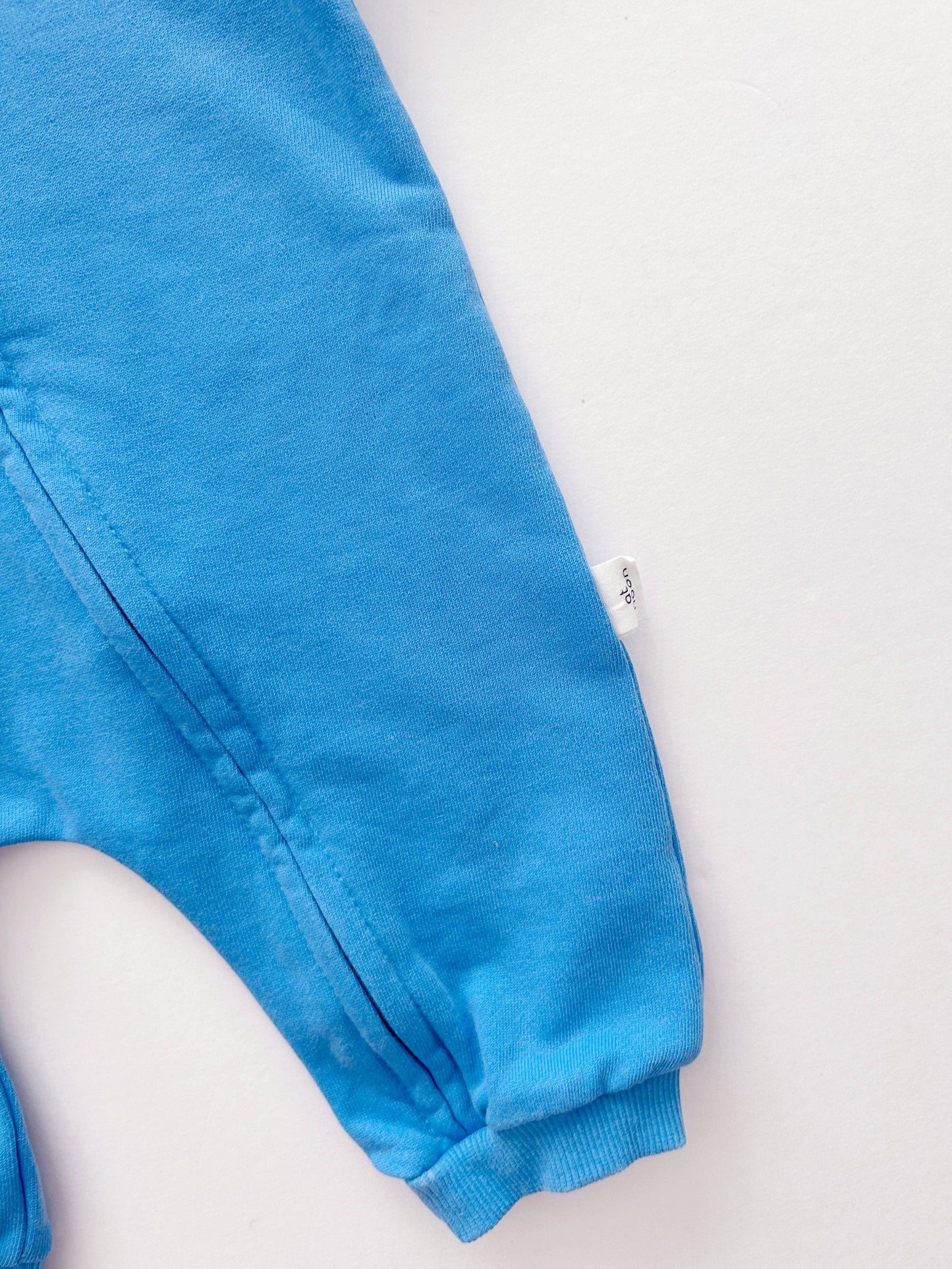 Baby Pigment Dyed Zip-Up Hoodie Jumpsuit